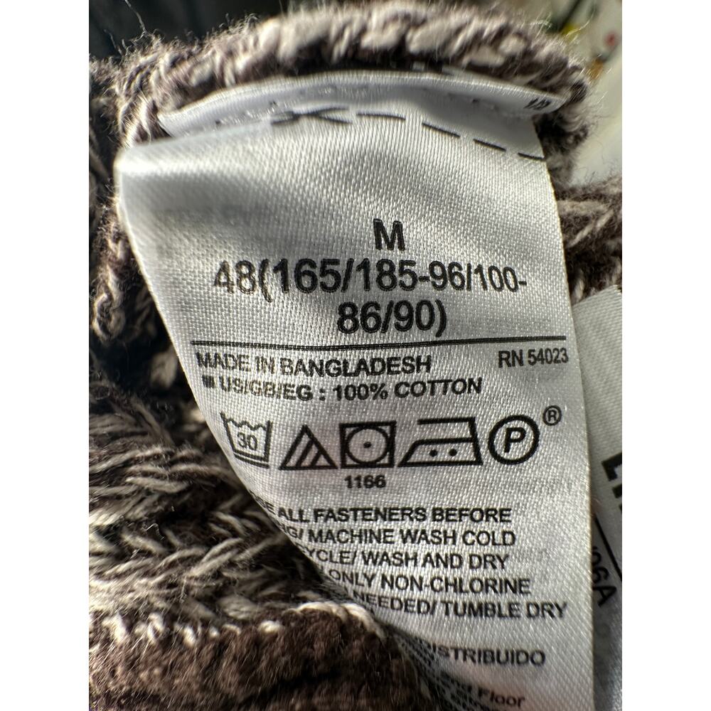 NWT! GAP M Shawl Collar Cardigan Grandpa Fisherman Sweater Cotton Jacket Brown - Picture 9 of 9